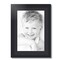 ArtToFrames 16x22" Matted Picture Frame with 12x18" Single Mat Photo Opening Framed in 1.25" Black and 2" Mat (FWM-3926-16x22)